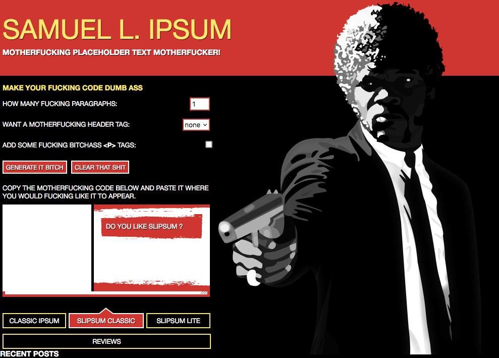 samuel l ipsum